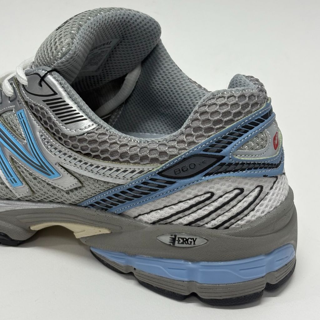 فروش اینترنتی کتونی مردانه نیوبالانس 860 طوسی آبی