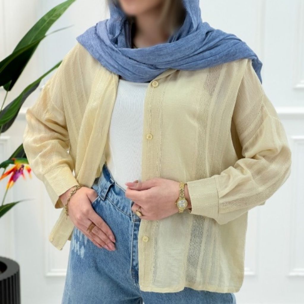 قیمت شومیز ژاکارد شیشه‌ای پارسی