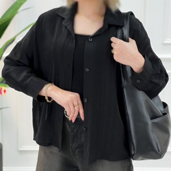 شومیز ژاکارد شیشه‌ای پارسی