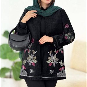 خرید آنلاین کت تک زنانه مخمل گلدوزی