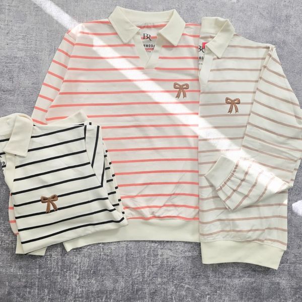 بلوز دورس یقه دار گلدوزی پاپیون زنانه