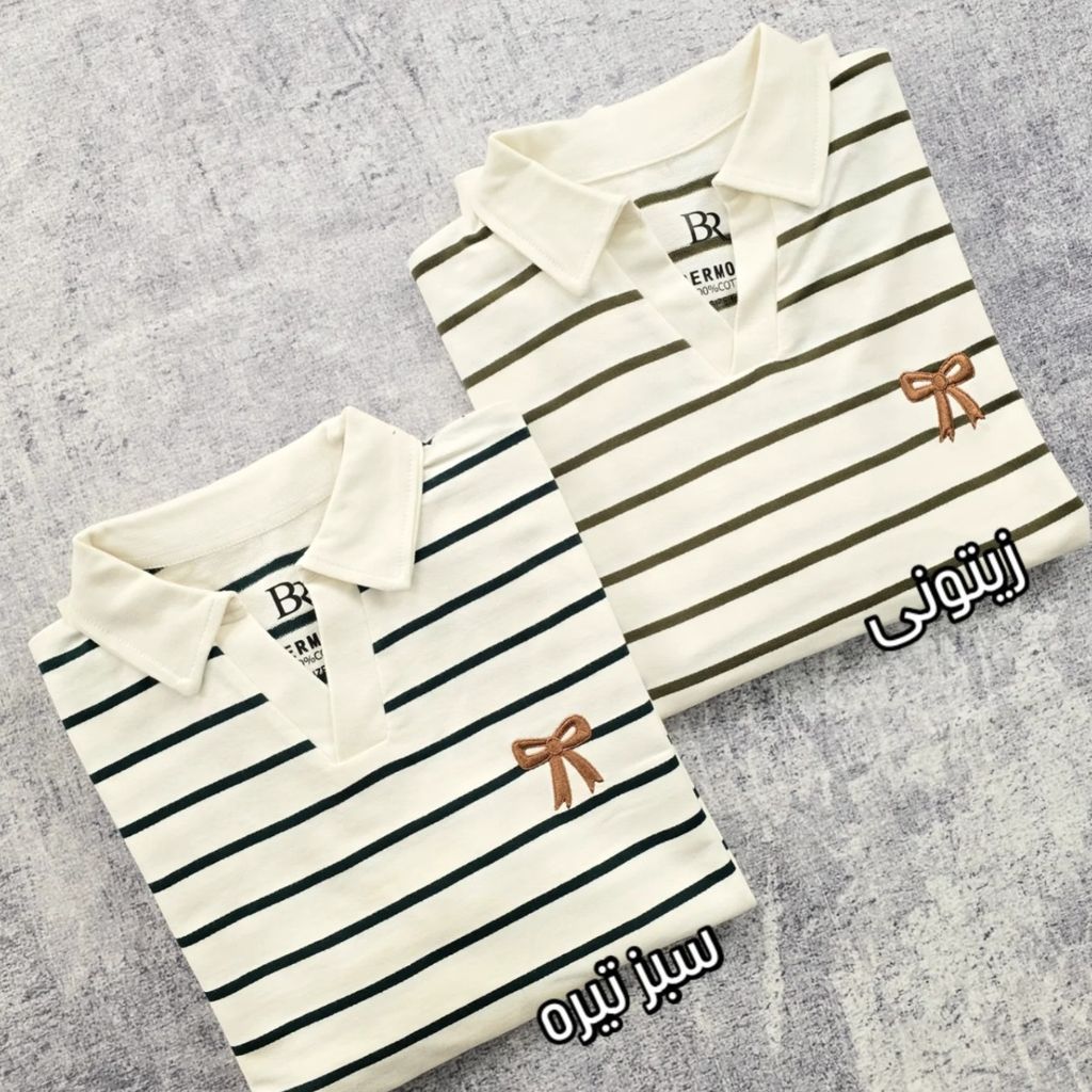 خرید انلاین بلوز دورس یقه دار گلدوزی پاپیون زنانه