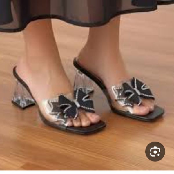 دمپایی مجلسی طلقی پاپیون زنانه و دخترانه