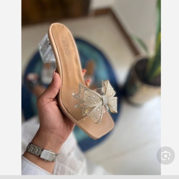 دمپایی مجلسی طلقی پاپیون زنانه و دخترانه