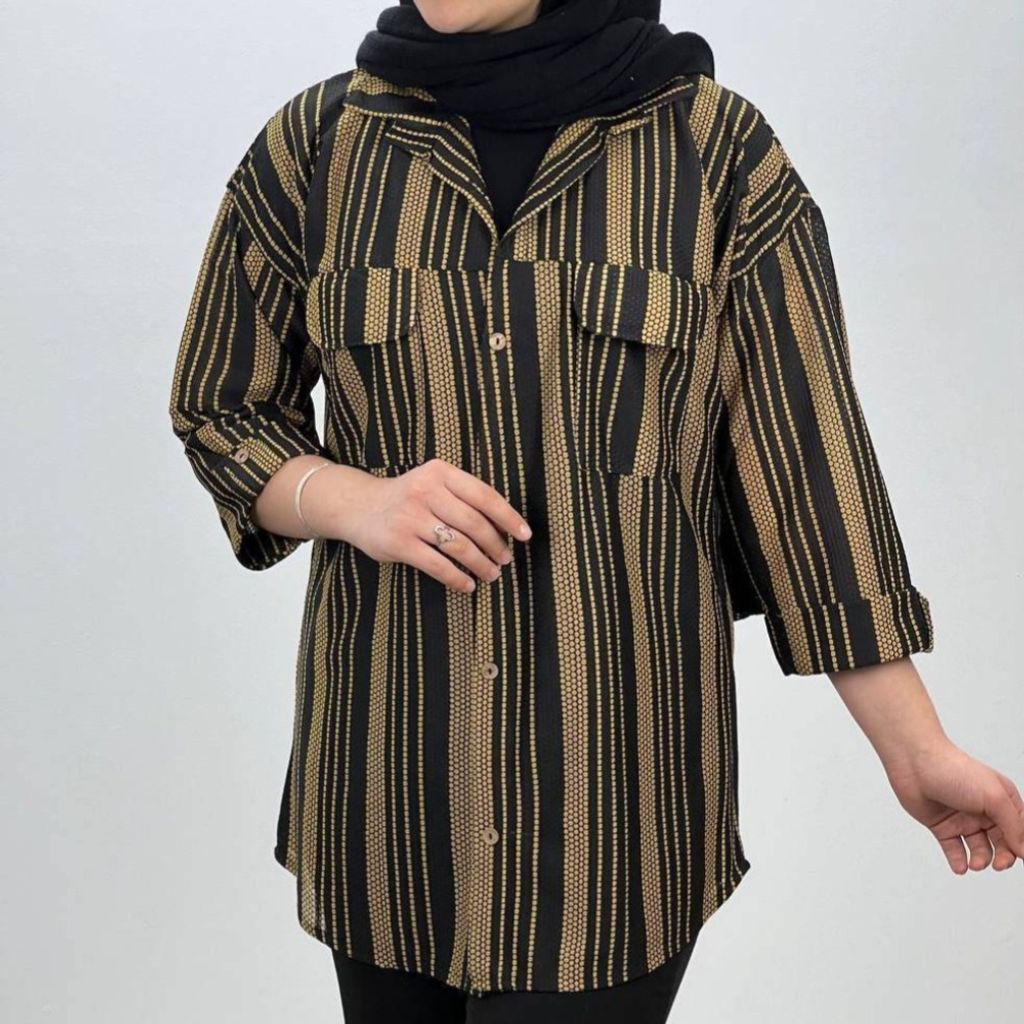 خرید اینترنتی شومیز مانتویی شمیم