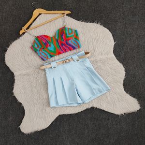 خرید اینترنتی قیمت کراپ شورتک دامنی آبرنگی