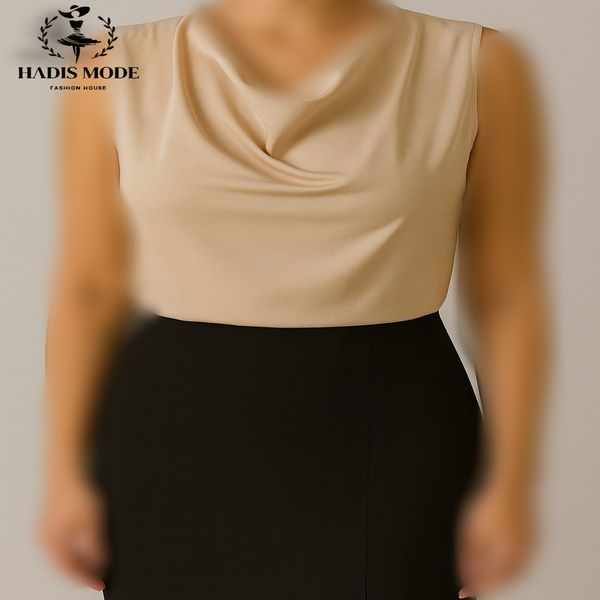 تاپ زیرکتی یقه شل سرشانه نگین