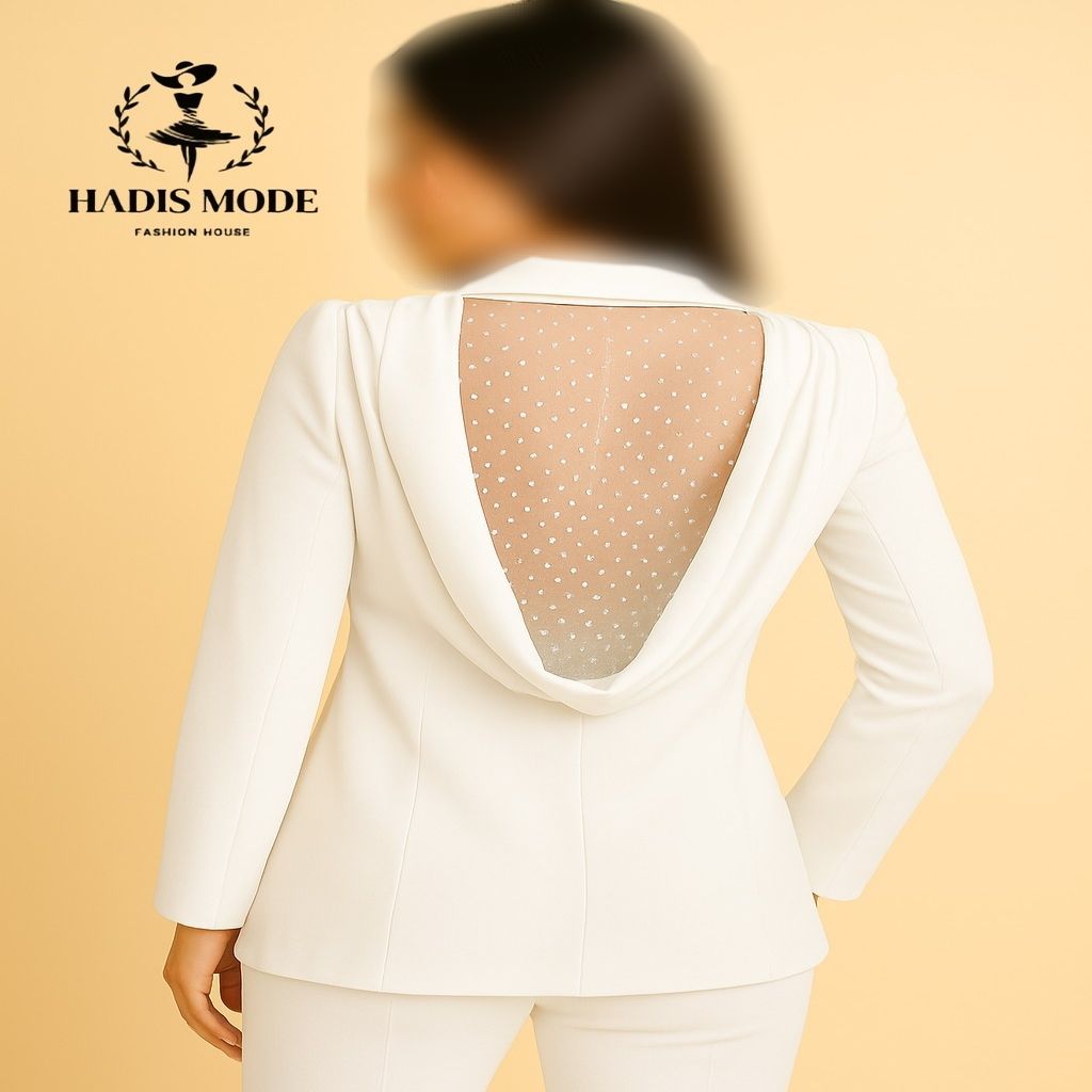 خرید اینترنتی قیمت کت کرپ زنانه پشت مش توری