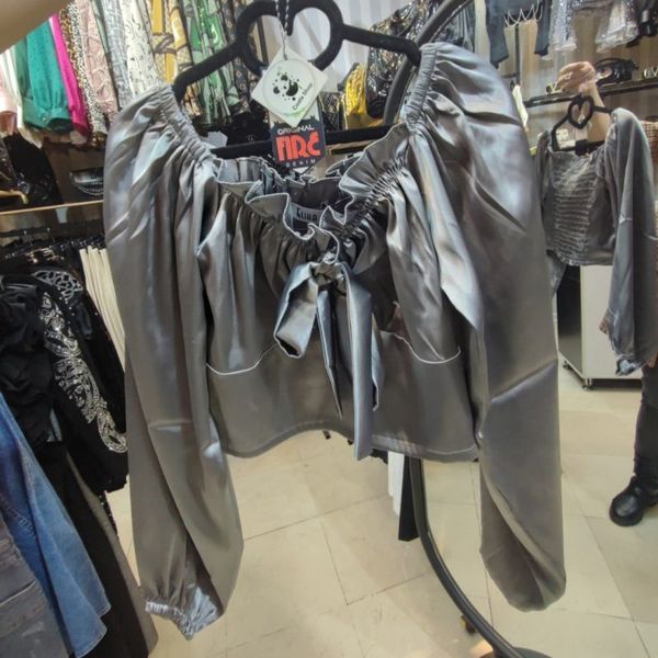 شومیز کراپ ساتن ابریشم