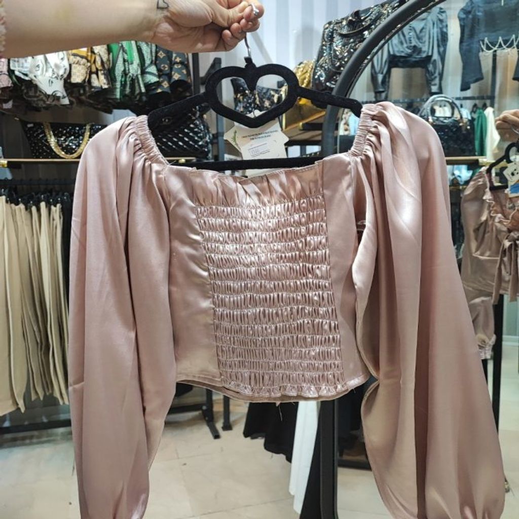 خرید اینترنتی قیمت شومیز کراپ ساتن ابریشم