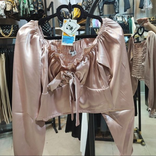 شومیز کراپ ساتن ابریشم