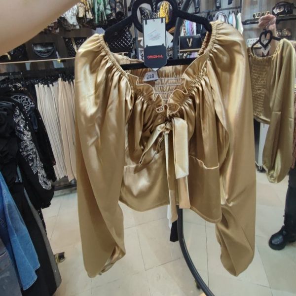 شومیز کراپ ساتن ابریشم