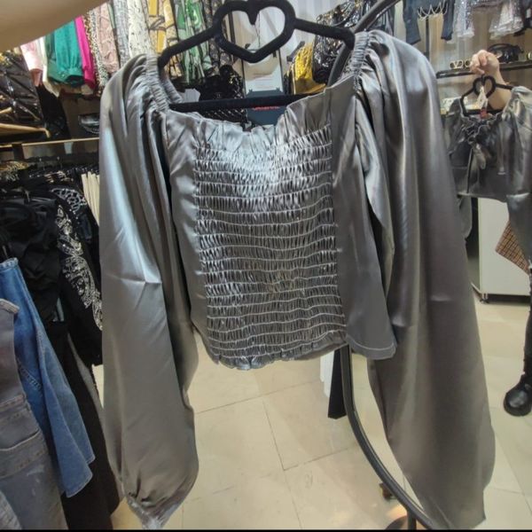 شومیز کراپ ساتن ابریشم