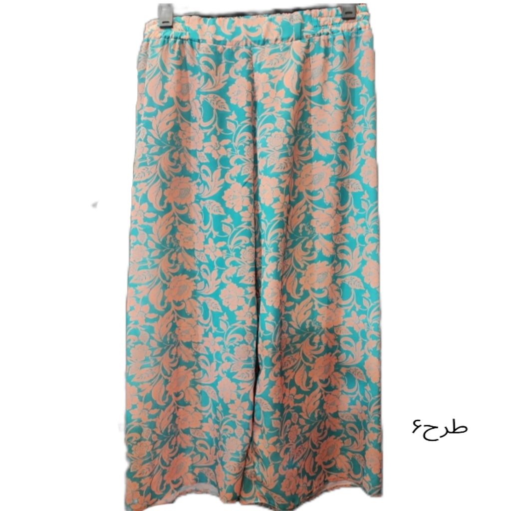 خرید اینترنتی قیمت شلوار بگ آبرنگی کرپ اندونزی