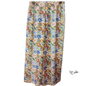 خرید اینترنتی قیمت شلوار بگ آبرنگی کرپ اندونزی