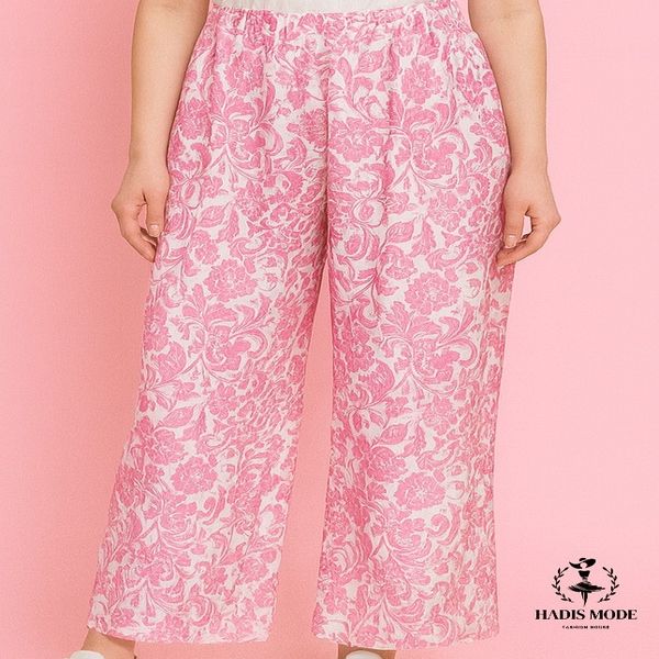 شلوار بگ آبرنگی کرپ اندونزی