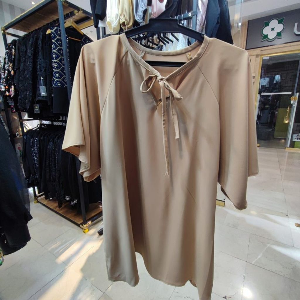 خرید اینترنتی قیمت شومیز الیزه آستین کوتاه رگلان سایز بزرگ