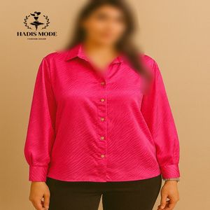 شومیز ساتن سیلک طرحدار