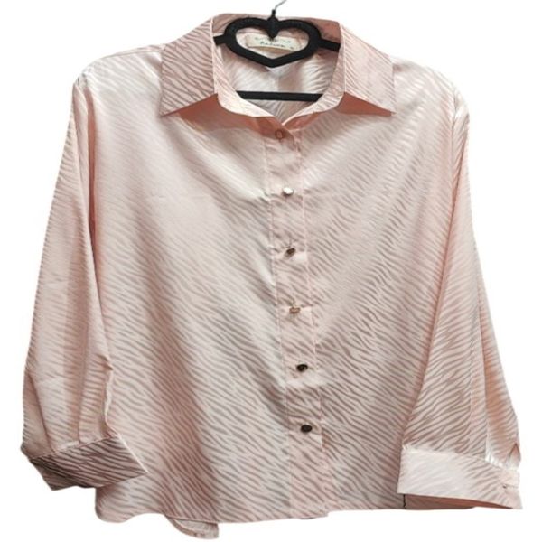 شومیز ساتن سیلک طرحدار