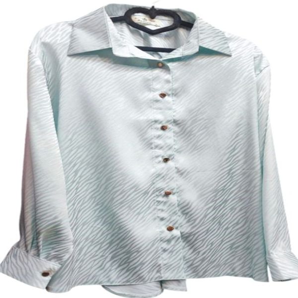 شومیز ساتن سیلک طرحدار