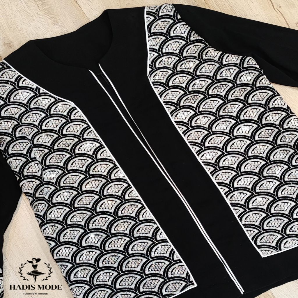 خرید اینترنتی قیمت کت کرپ سوزندوزی مخمل مدل ماهی