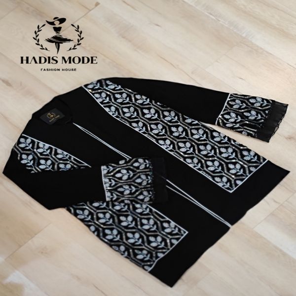 کت کرپ سوزندوزی مخمل مدل قاصدک