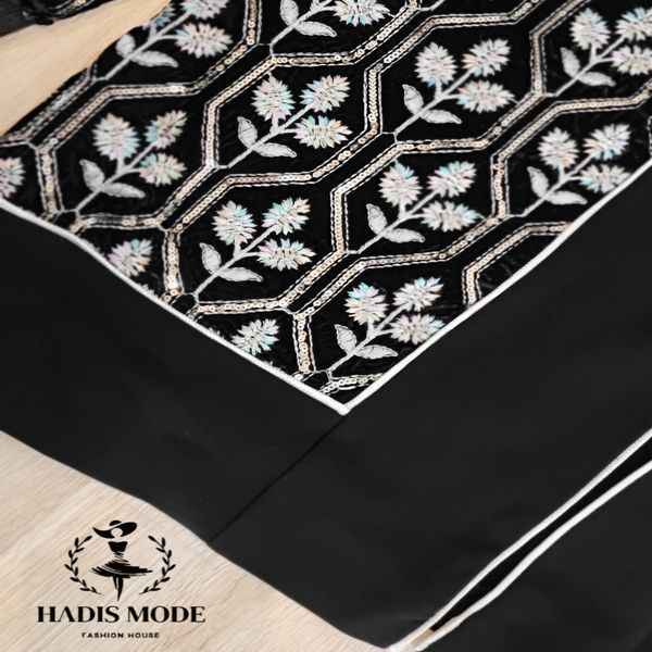 کت کرپ سوزندوزی مخمل مدل قاصدک