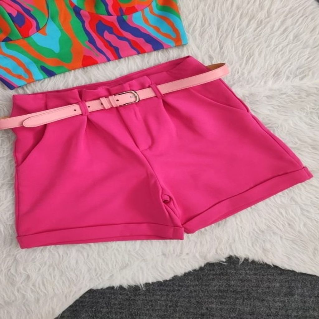 خرید اینترنتی قیمت کراپ شورتک دامنی آبرنگی پاکتی