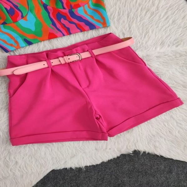 کراپ شورتک دامنی آبرنگی پاکتی