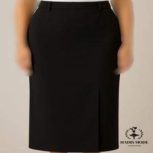 دامن راسته چاکدار زنانه کرپ قد 98