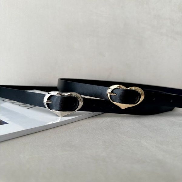 کمربند زنانه باریک پینترستی قلب
