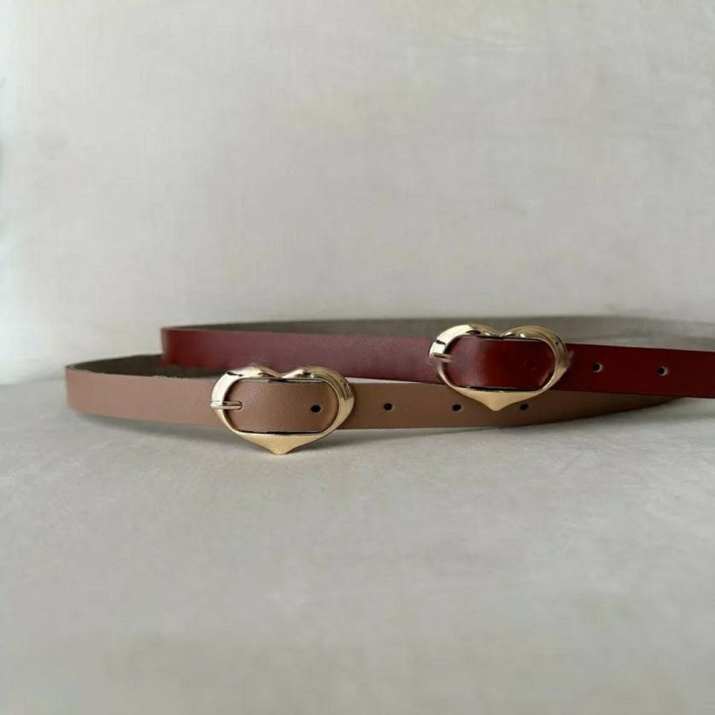 خرید اینترنتی قیمت کمربند زنانه باریک پینترستی قلب