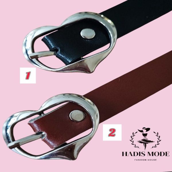 کمربند زنانه باریک پینترستی قلب