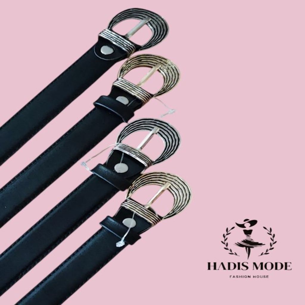 خرید اینترنتی قیمت کمربند زنانه باریک پینترستی کنار دوخت