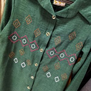 خرید اینترنتی شومیز مانتویی زنانه