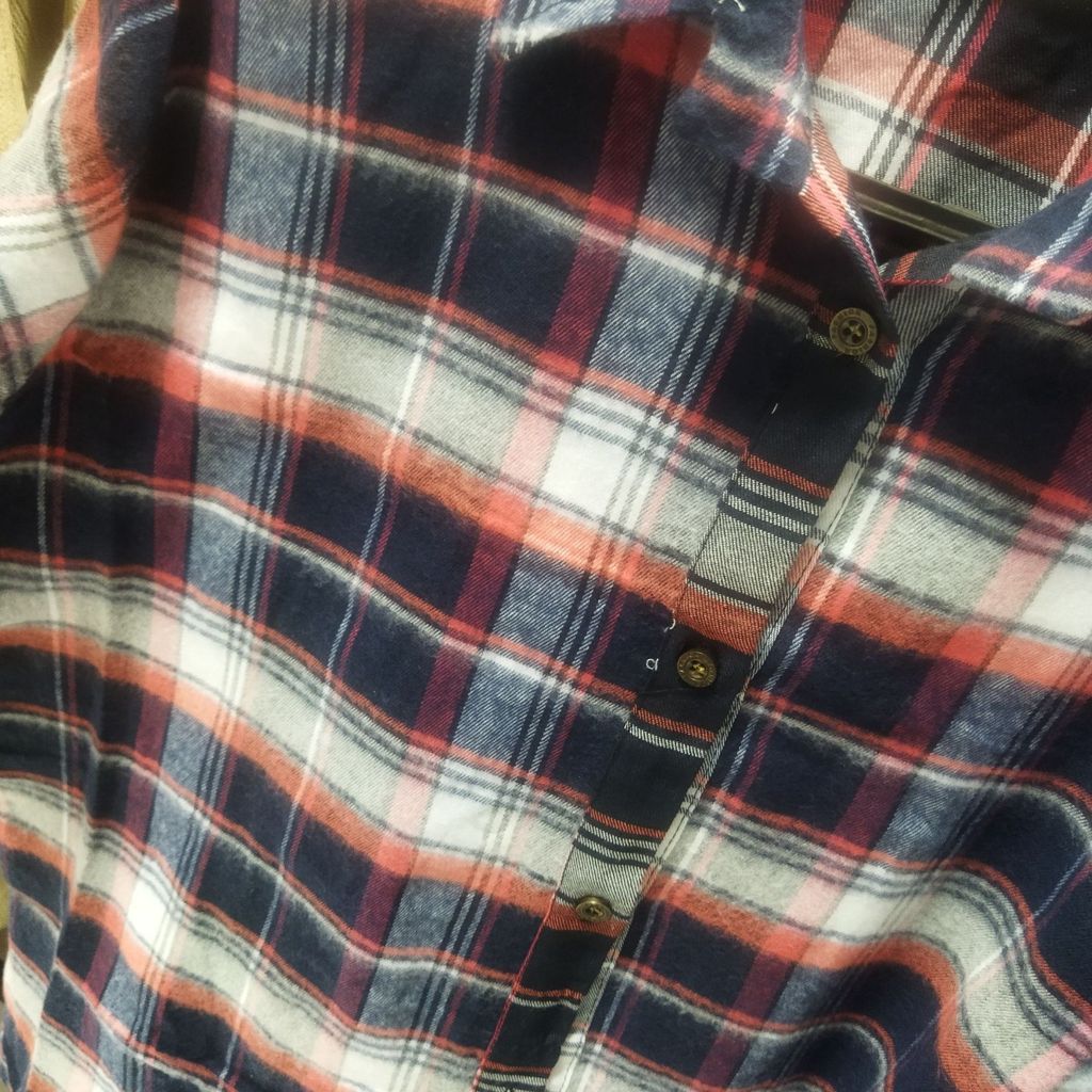 مشخصات شومیز چهارخونه یقه دار