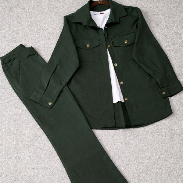 ست مانتو شلوار دمپا مانلی