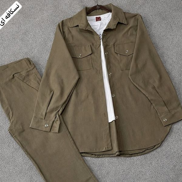 ست مانتو شلوار دمپا مانلی