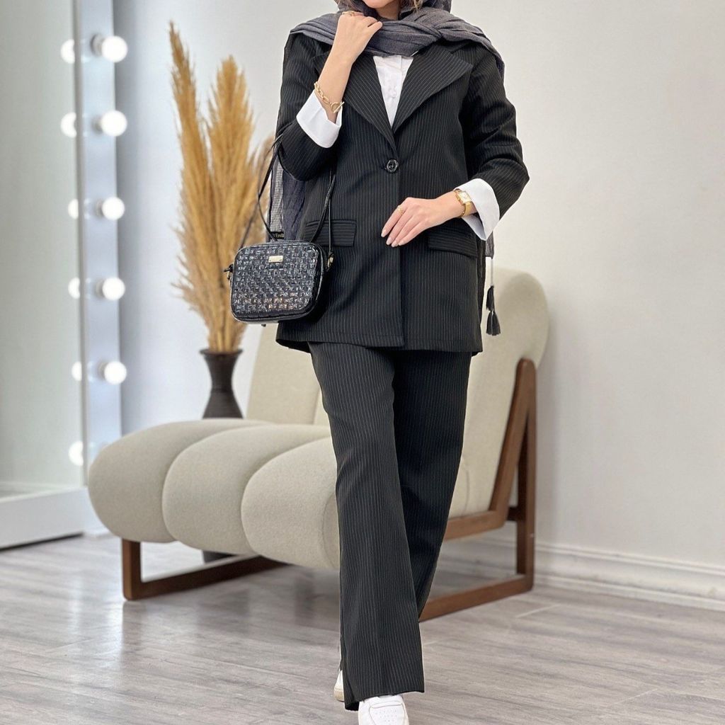 مشخصات ست مانتو کتی و شلوار ماریا شایسته