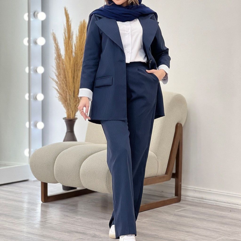 خرید انلاین ست مانتو کتی و شلوار ماریا شایسته