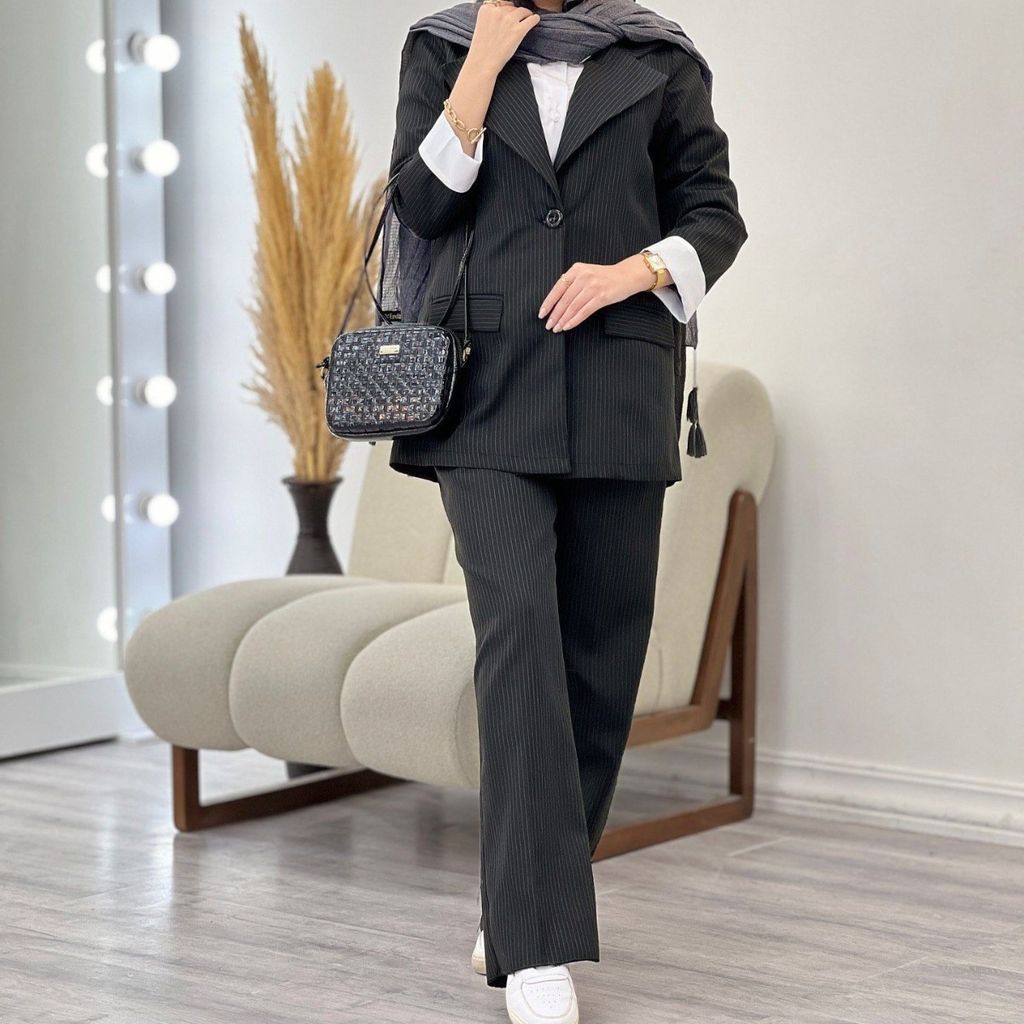 خرید انلاین ست مانتو کتی و شلوار ماریا شایسته