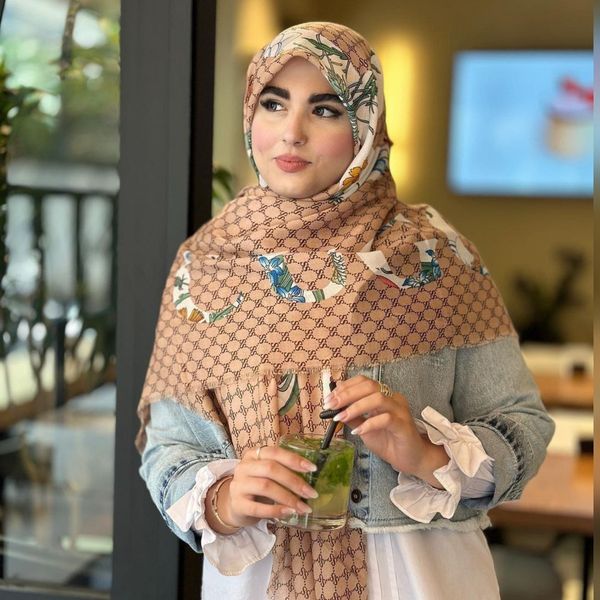 روسری نخ پنبه بهاره وارداتی