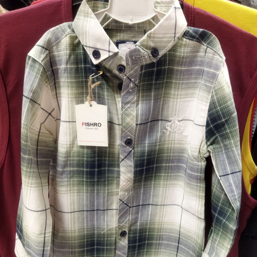 خرید آنلاین پیراهن آستین بلند پسرانه