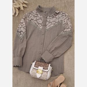 خرید آنلاین شومیز مجلسی مدل آوینا سبز