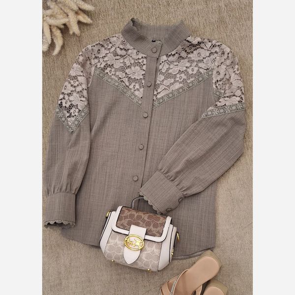 شومیز مجلسی مدل آوینا سبز