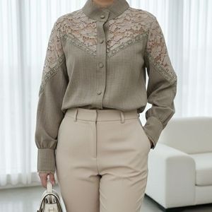 خرید انلاین شومیز مجلسی مدل آوینا سبز