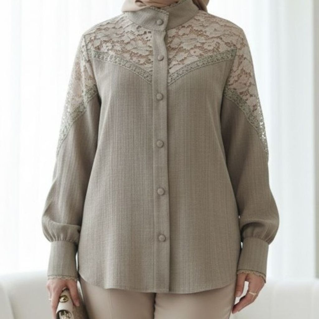 خرید اینترنتی شومیز مجلسی مدل آوینا سبز