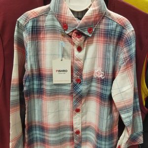 پیراهن آستین بلند پسرانه