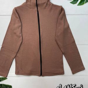 قیمت ارزان بلوز کبریتی زیپ دار زنانه