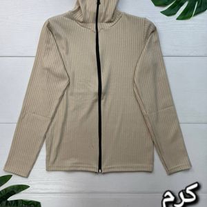 خرید آنلاین بلوز کبریتی زیپ دار زنانه